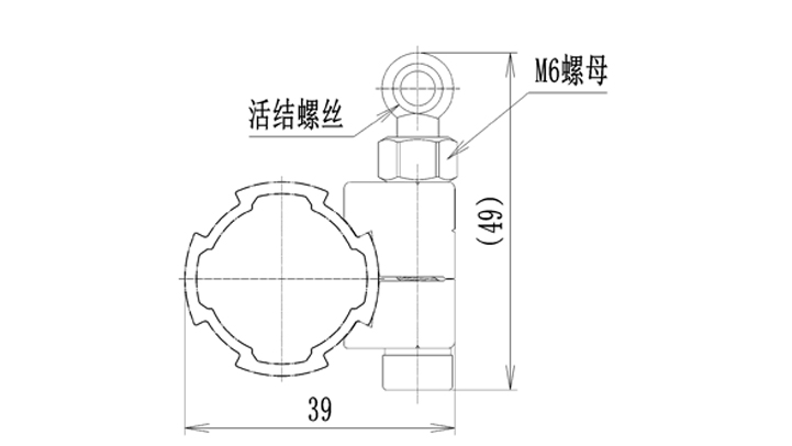 功能輔件A與活節(jié)螺絲套件尺寸